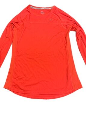 Nike Long Sleeve Performance Top - Coral Red